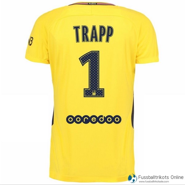 Paris Saint Germain Trikot Auswarts Trapp 2017-18 Fussballtrikots Günstig